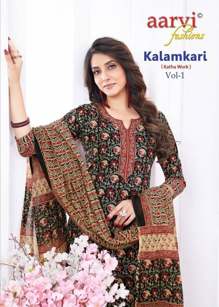 Aarvi Kalamkari Vol 1 Printed Cotton Readymade Dress
